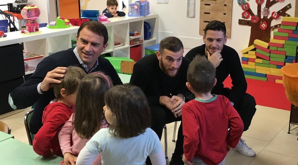 La gioia dei piccoli fans 