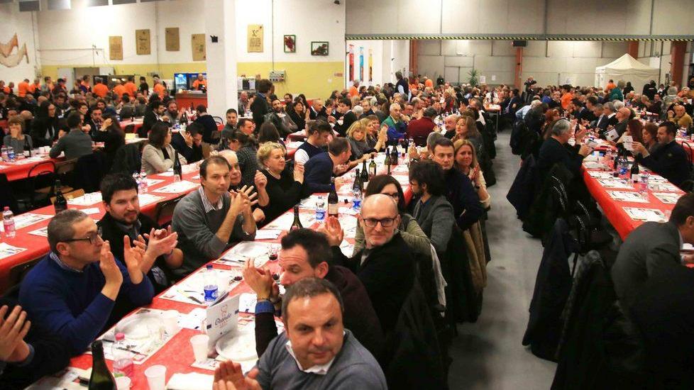 Cena di Boorea: 840 a tavola Raccolti più di 24mila euro