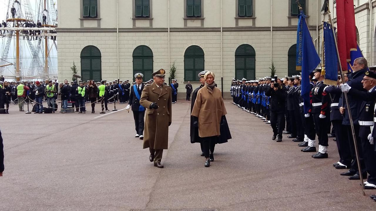 La ministra Roberta Pinotti in Accademia
