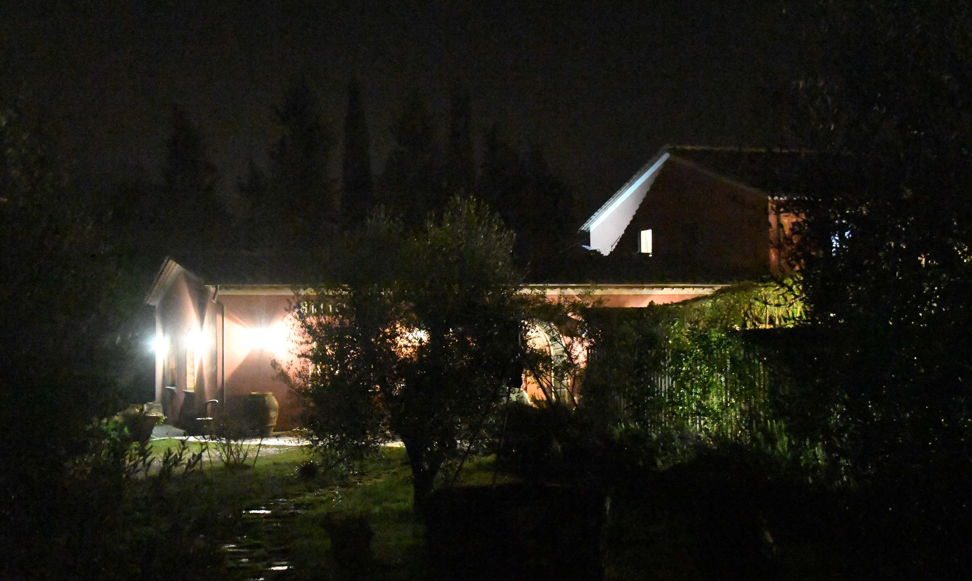 La villa presa di mira dai banditi