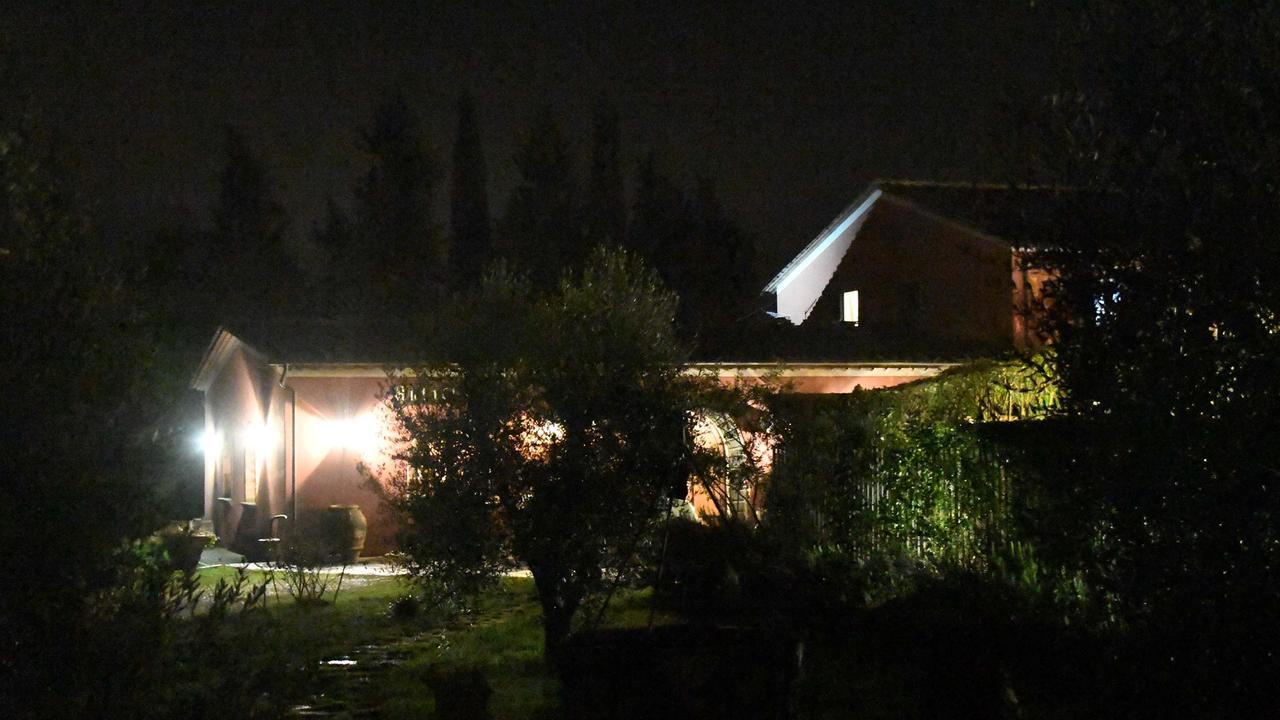 La villa presa di mira dai banditi