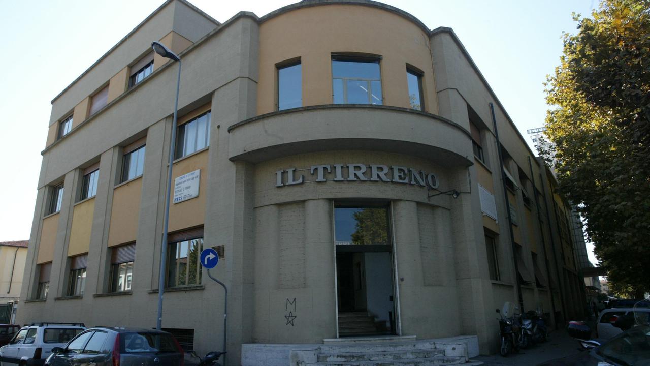 La sede del Tirreno, in viale Alfieri a Livorno