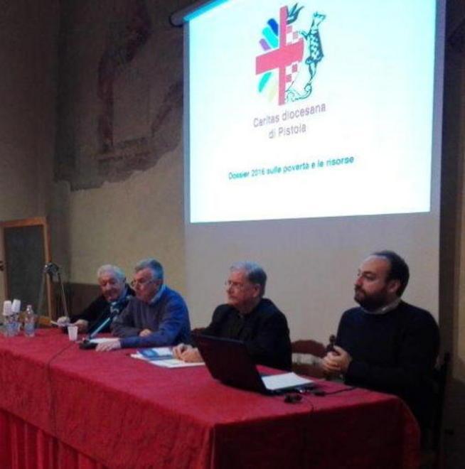 La presentazione del dossier Caritas 2016 (foto Gori)