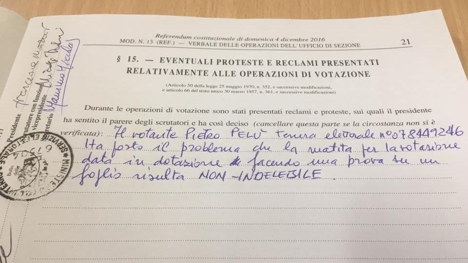 Referendum, Piero Pelù: "La matita che ho usato per votare era cancellabile"