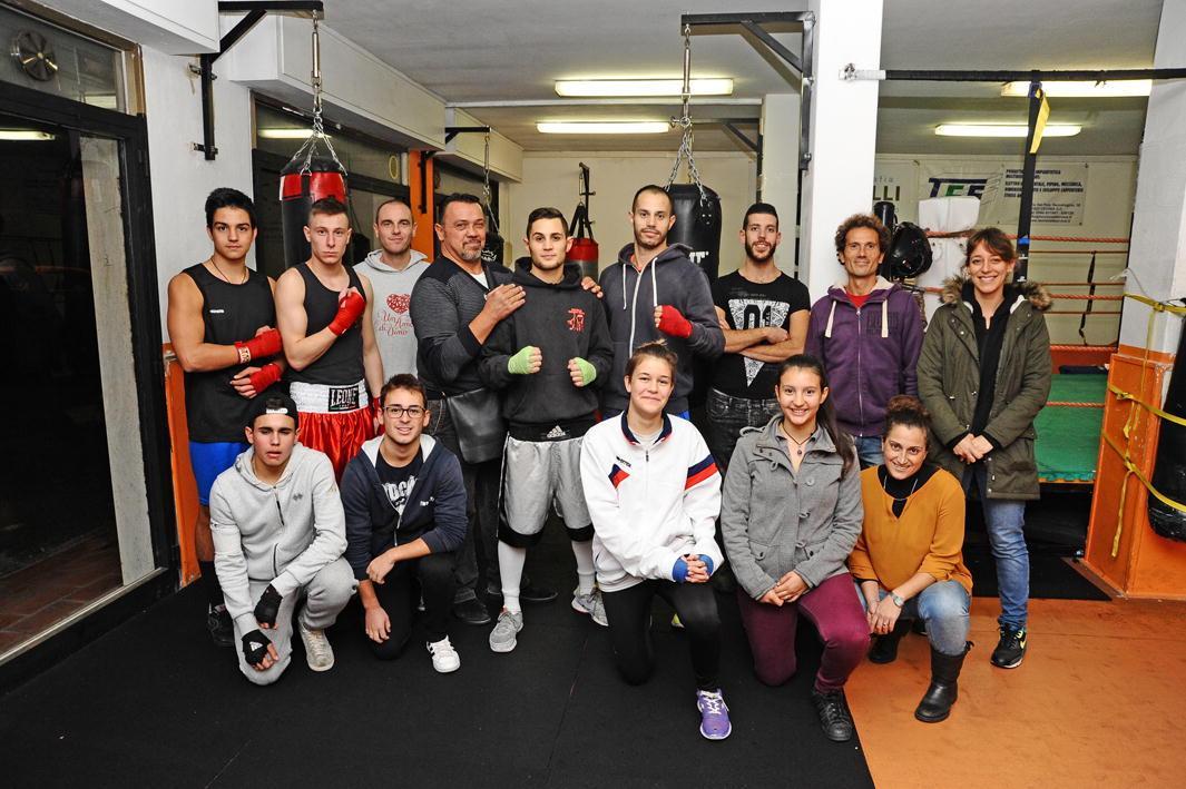 Gli atleti della palestra Uppercut di Cecina