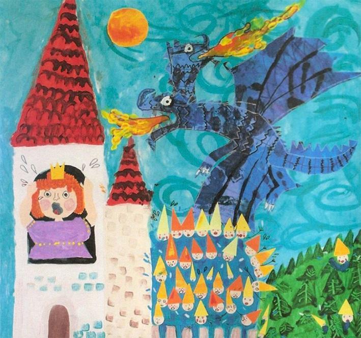 Un disegno della scuola Agosti di Belluno