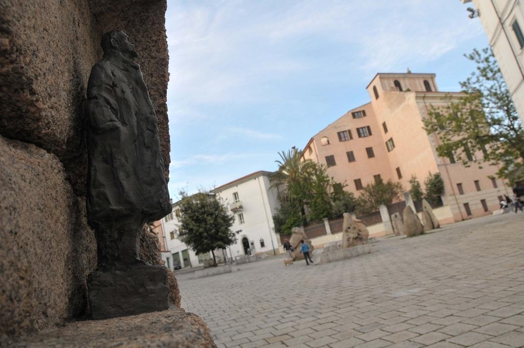 Uno scorcio di piazza Satta a Nuoro