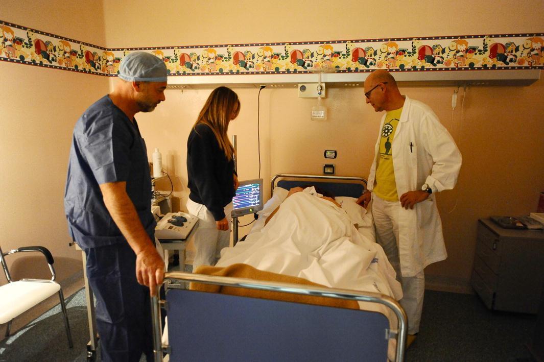 La stanza del travaglio con l'epidurale (foto di Michele Falorni/Silvi) 