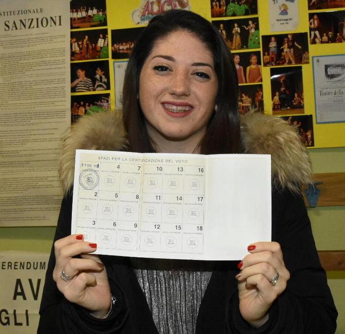 18 anni da un giorno e il primo timbro sulla scheda