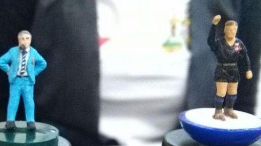 Ecco gli «omini» 26 miniature nel museo Figc