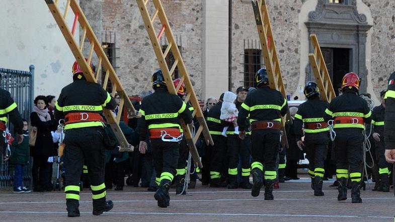 Vigili del fuoco in festa per Santa Barbara