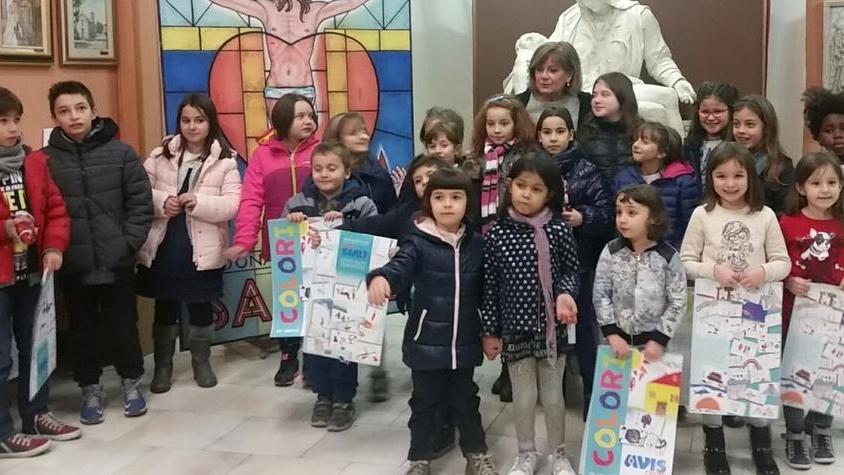 I colori dei bimbi nel calendario Avis