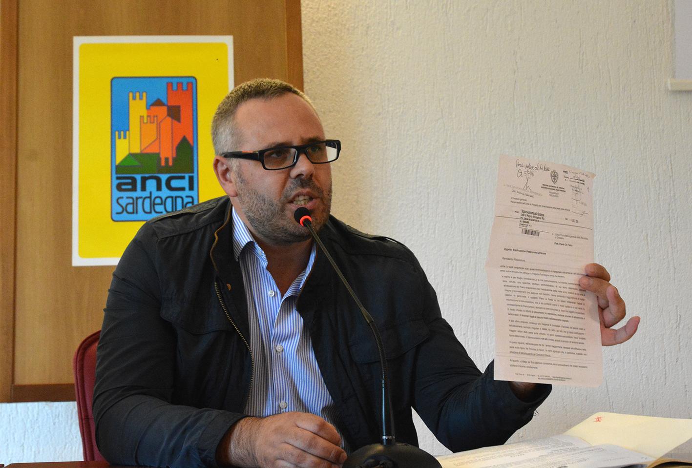 Il sindaco di Desulo Gigi Littarru