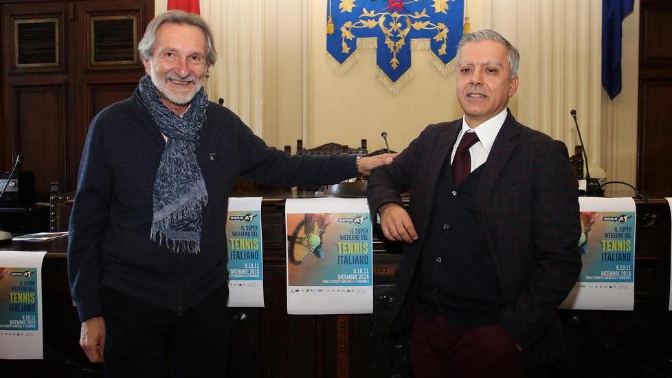 Il sindaco Giuseppe Bellandi e il presidente Alberto Bandini alla presentazione dell’evento (foto Nucci)
