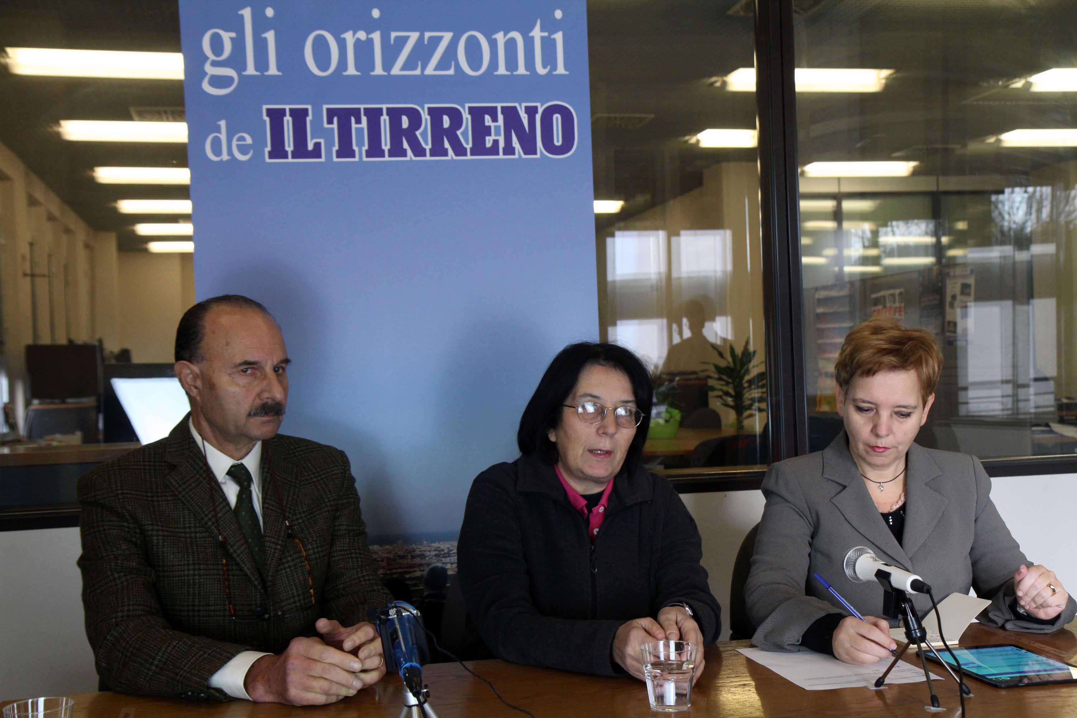 Da sinistra: Giovanni Vitali Rosati, Chiara Azzari e Ilaria Bonuccelli