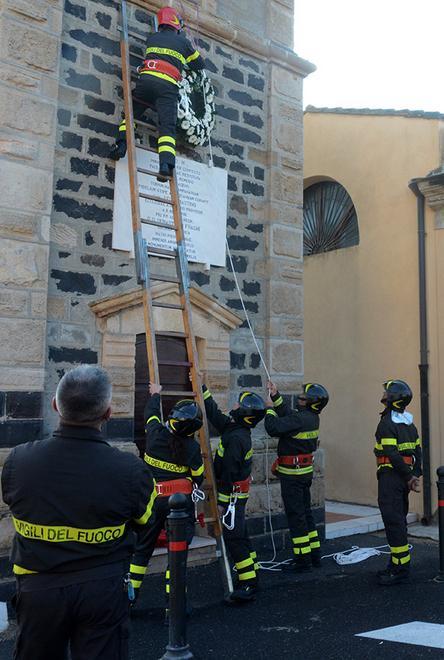 Vigili del fuoco, cerimonia al Rimedio 