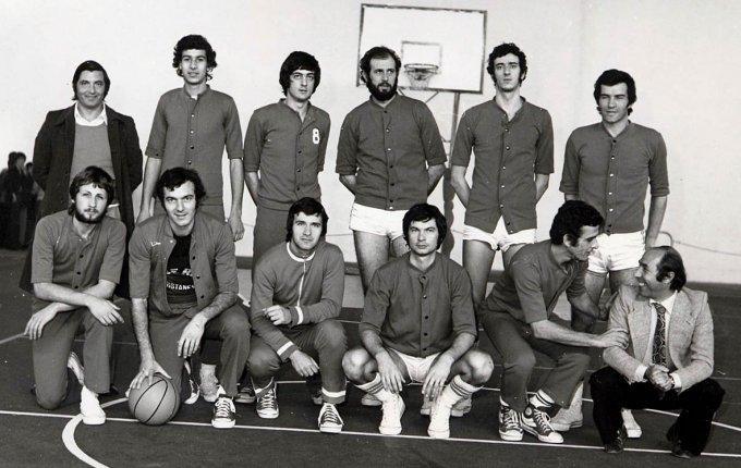 Danilo Nanni con la Libertas 1974-75: è il quarto in piedi da sinistra