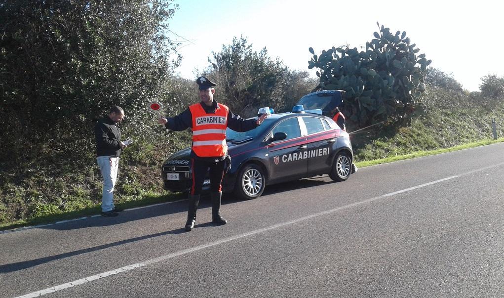 Il luogo dove è stato investito il carabinieri in bicicletta (foto F. Pinna)