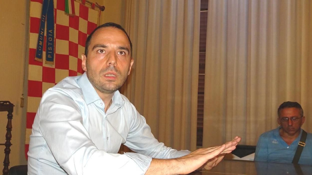 Samuele Bertinelli, sindaco di Pistoia (foto Gori)