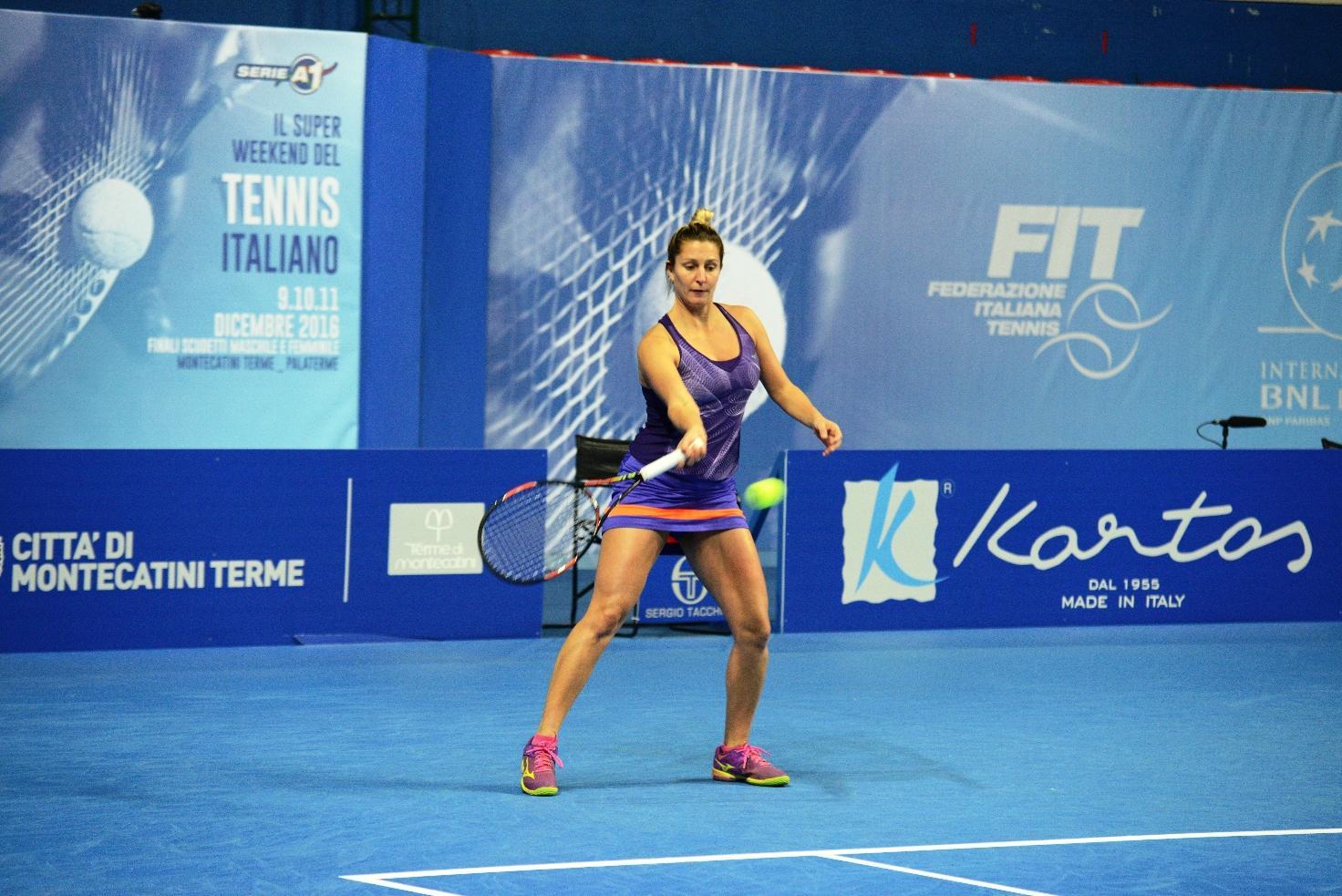 Maria Elena Camerin durante la finale a Montecatini (foto Rastrelli)