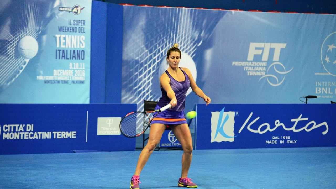 Maria Elena Camerin durante la finale a Montecatini (foto Rastrelli)