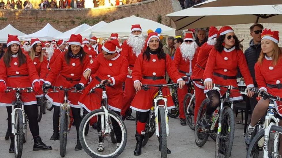 Ecco la natività alimentata a pedali
