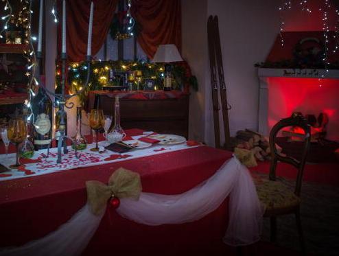 Un bel giro a casa di Babbo Natale e signora 