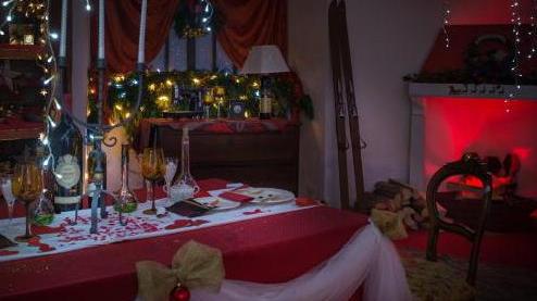 Un bel giro a casa di Babbo Natale e signora