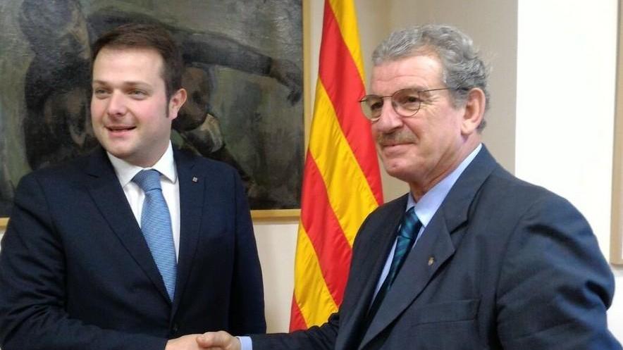 Serie di incontri in Catalogna del vice sindaco Usai
