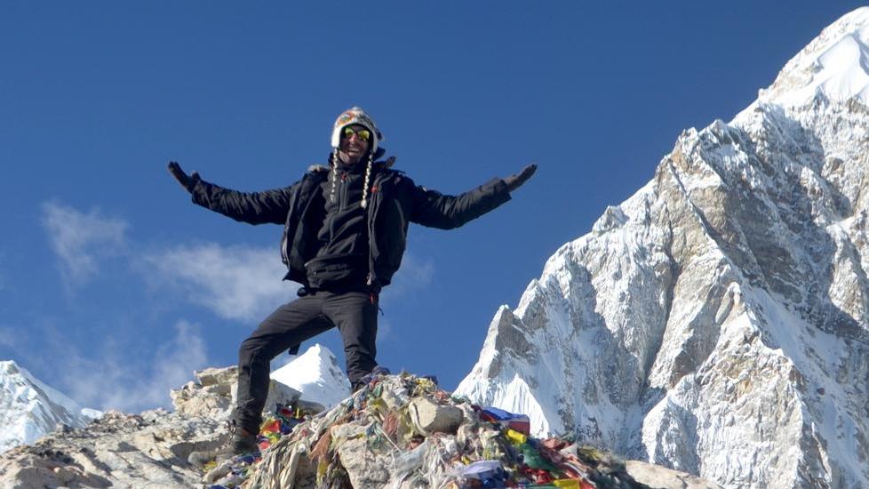Da Scano fino all’Himalaya Sfida di un giovane con se stesso