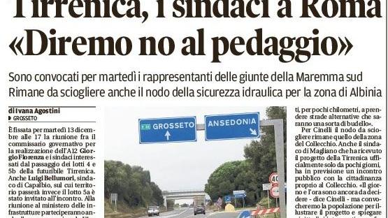 La Tirrenica minaccia la fattoria del Collecchio