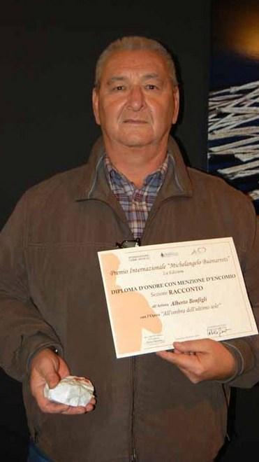 Menzione d’encomio per il fivizzanese Alberto Bonfigli