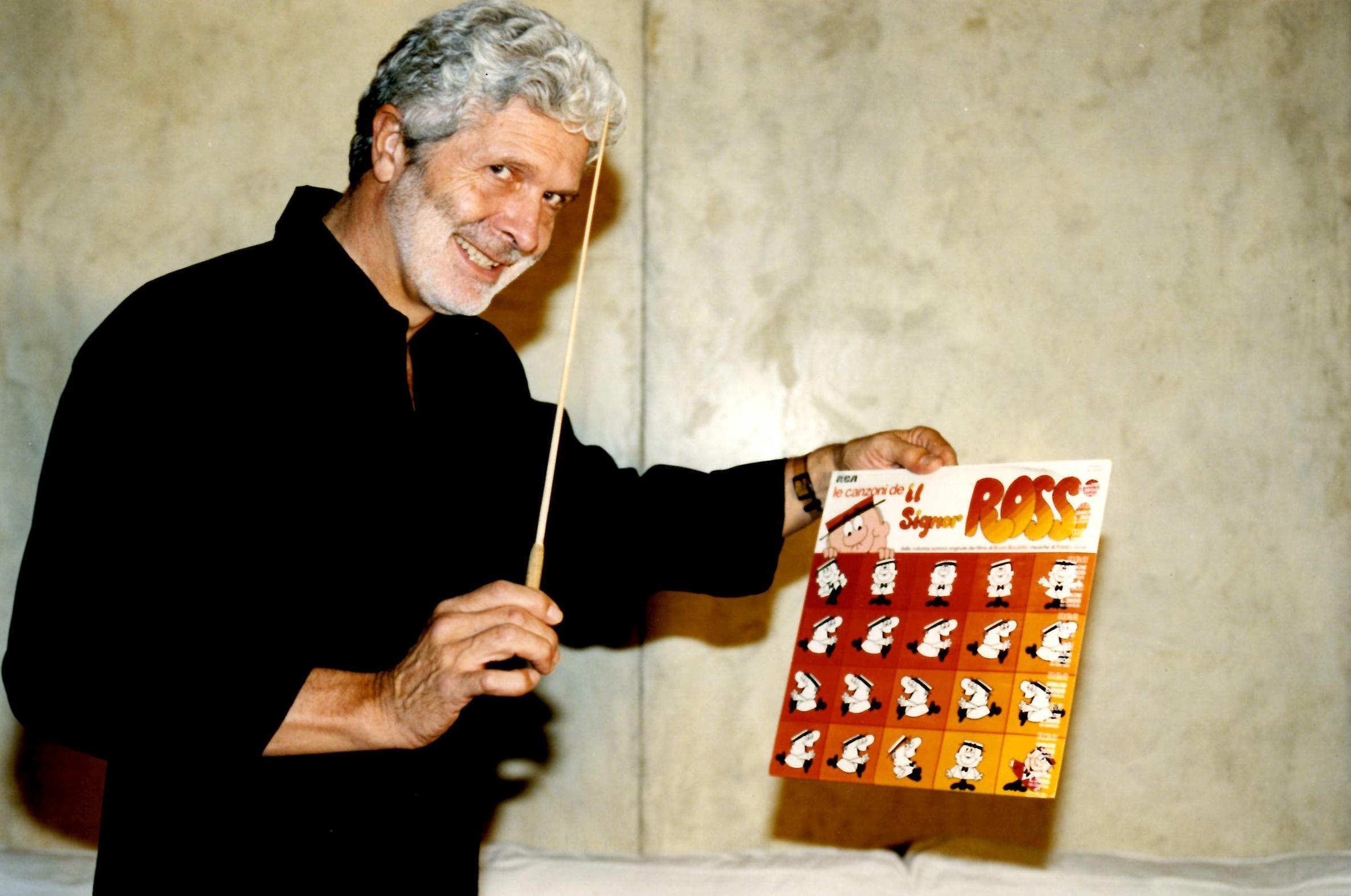 Franco Godi ha musicato il cartone "Il signor Rossi" di Bozzetto