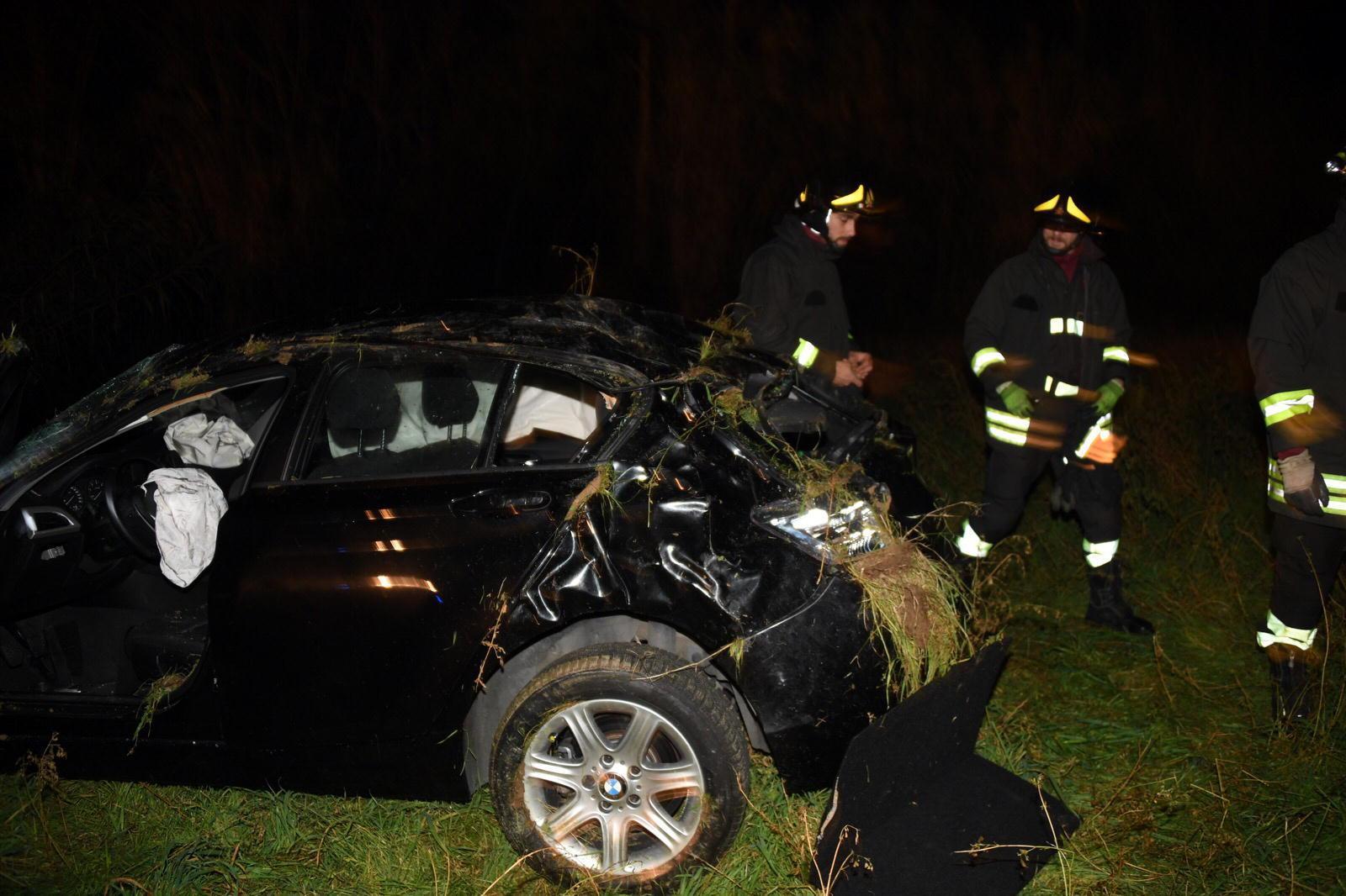 L'auto coinvolta nell'incidente