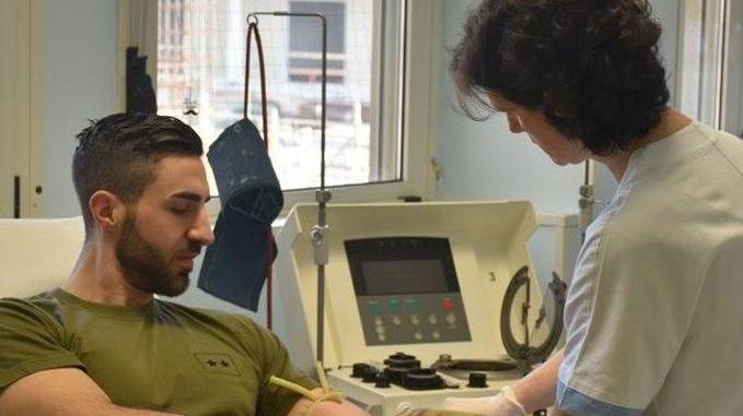 Il Natale del Savoia Cavalleria In ospedale a donare sangue