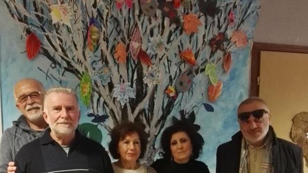 Quattro artisti al lavoro alle “San Giovanni”