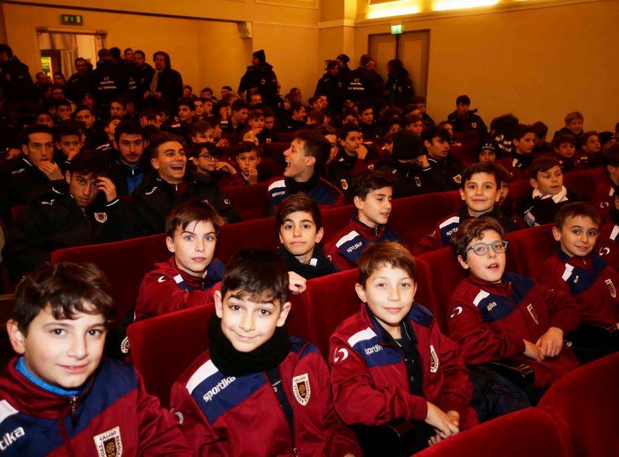 L’allegria dei baby granata consola il presidente Piazza