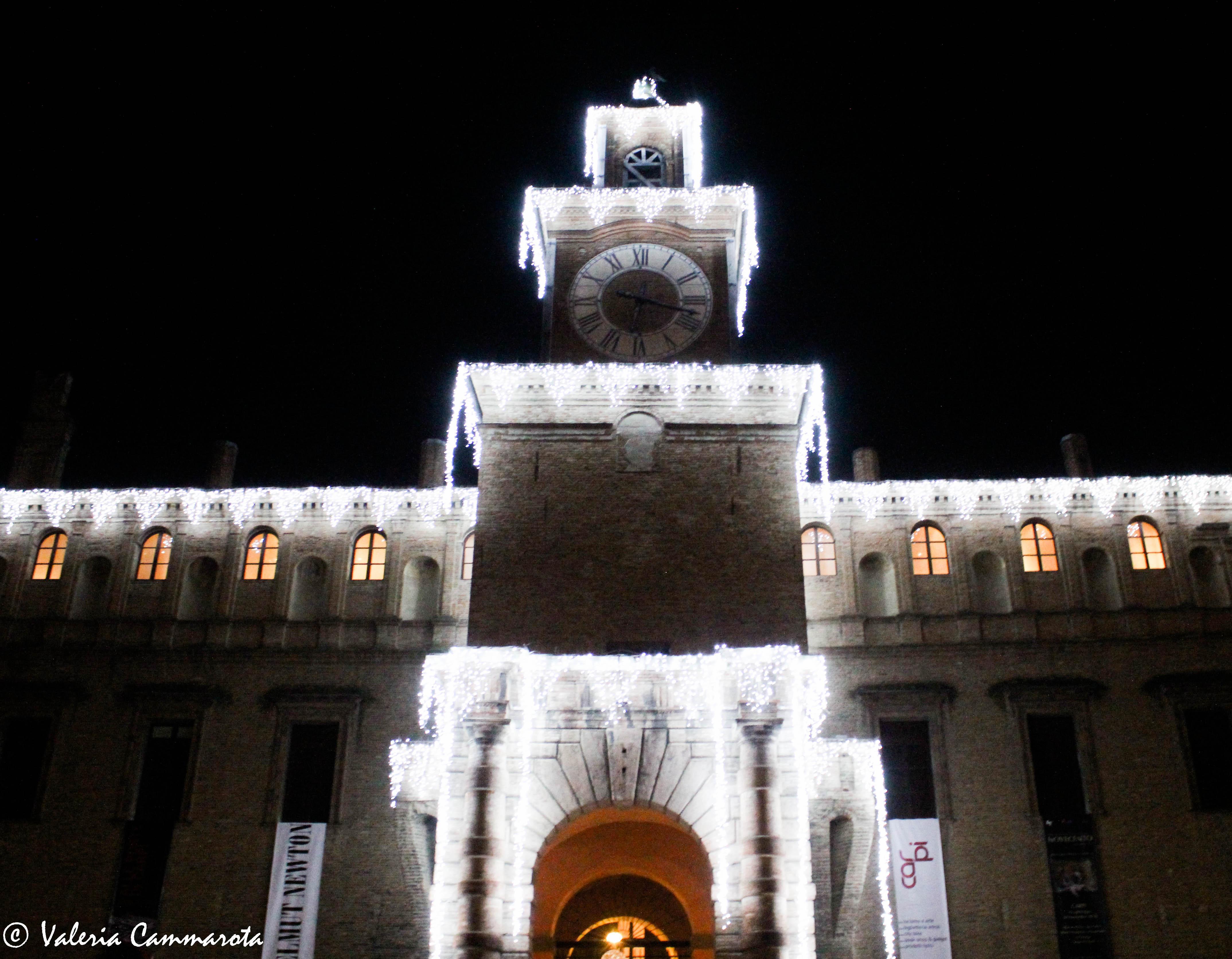 Le luci di Natale in centro a Carpi