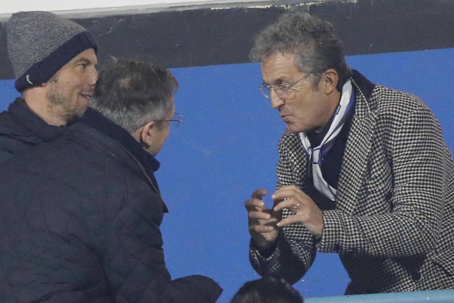 Corrado all'Arena con il sindaco Filippeschi