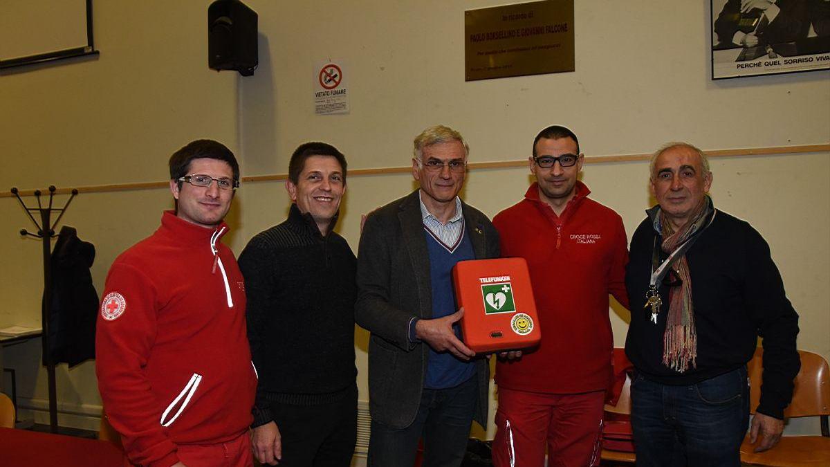 La donazione del defibrillatore