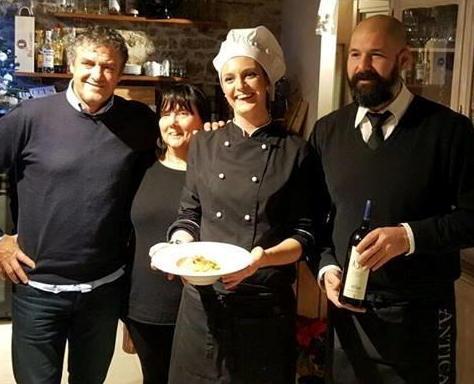 Il Carnaroli abbraccia zucca e guanciale