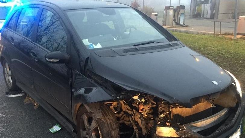 Il sindaco Massimo Gazza coinvolto in un incidente