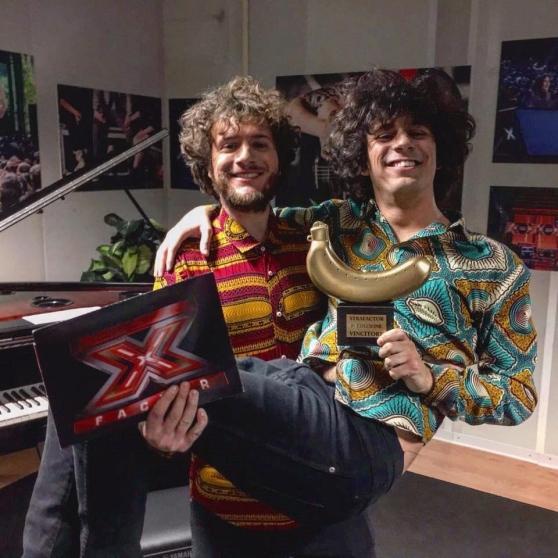 Cecco e Cipo con il premio di Strafactor 2016 