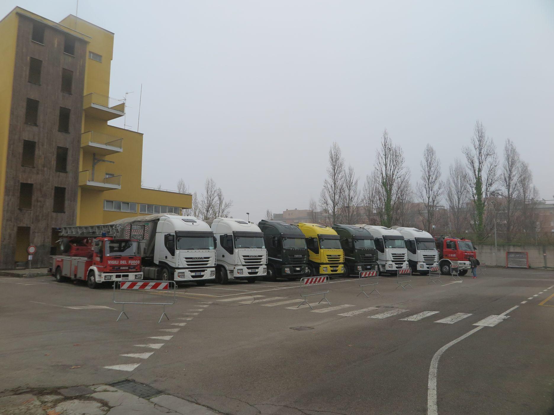 Modena, i Tir delle cosche ai vigili del fuoco 