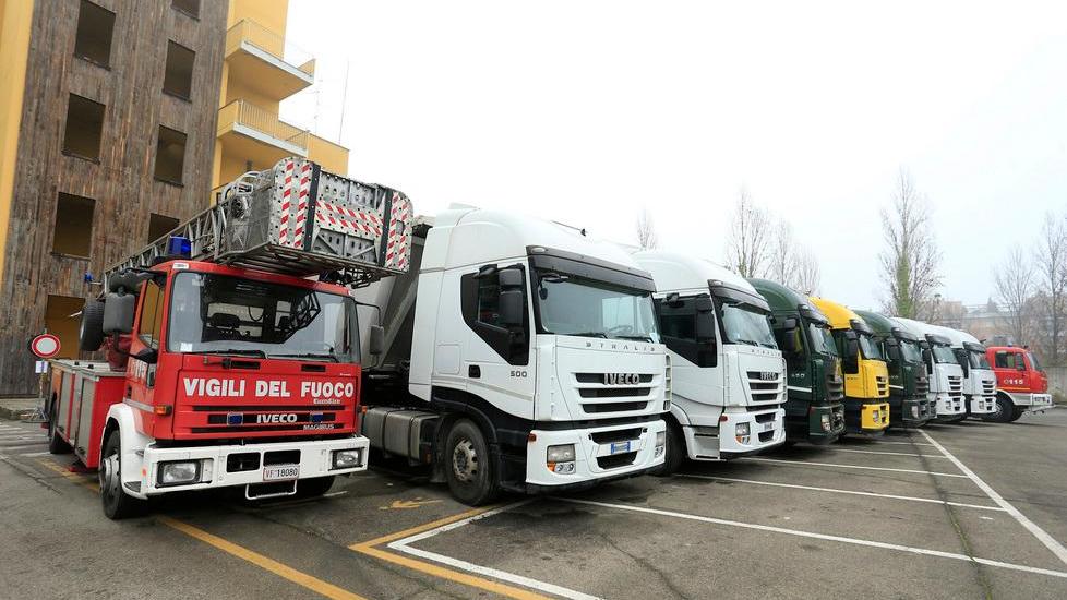 'Ndrangheta, 39 camion confiscati con Aemilia consegnati ai pompieri