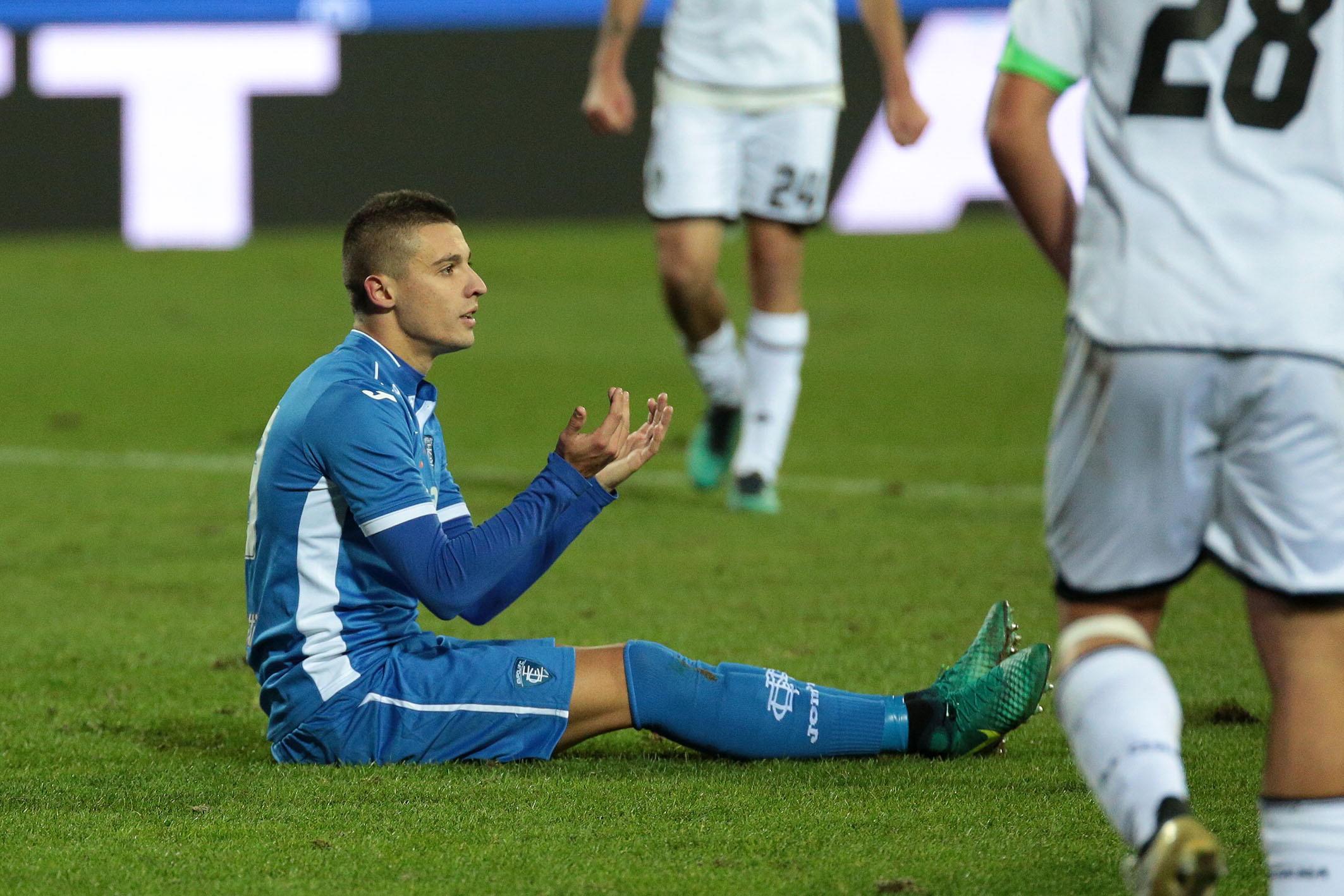 Il centrocampista azzurro Rade Krunic (foto agenzia Carlo Sestini)