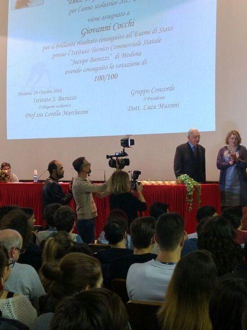 Premio Tamagnini a undici studenti del Barozzi 