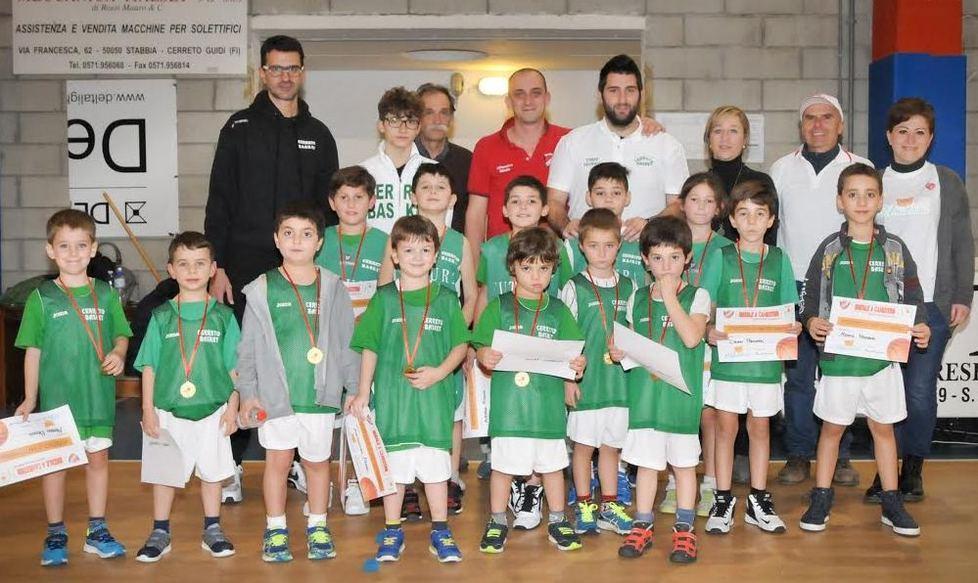 Basket e solidarietà, 50 baby-cestisti a Cerreto