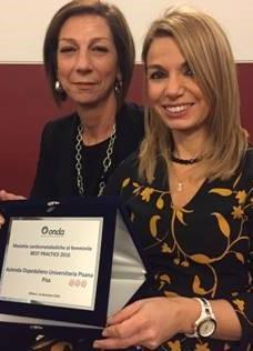 Aoup, premiato il percorso donna-cuore 