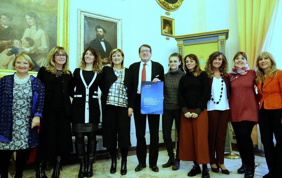 Modelle non di professione nel calendario del “Cesto”